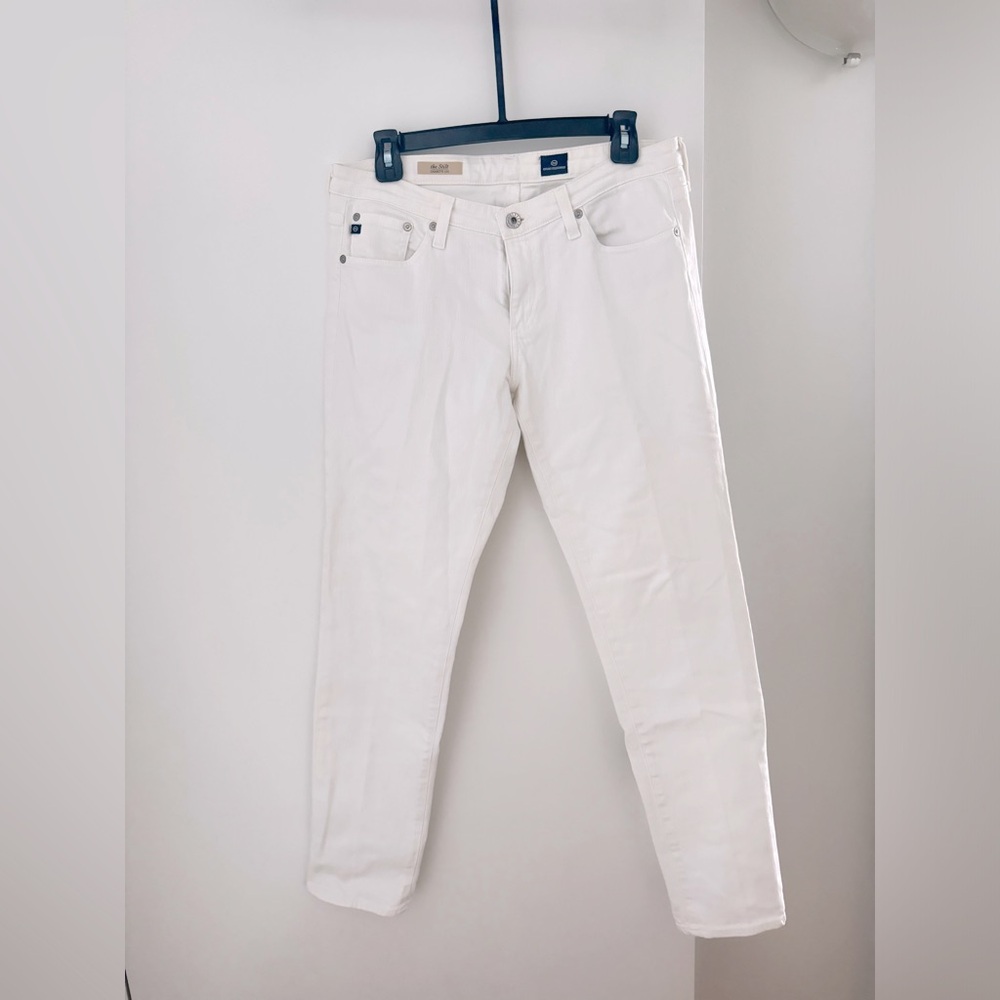 AG Prima Cigarrette  white jeans